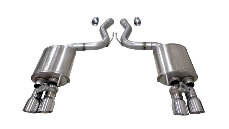 Ford Mustang Performance Exhaust - Rear - CORSA Performance - Axle-Back Sport - Polished - `18-`23